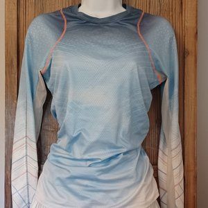 LUCKY in LOVE Celestial ombre UV Long Sleeve TOP tennis pickleball golf